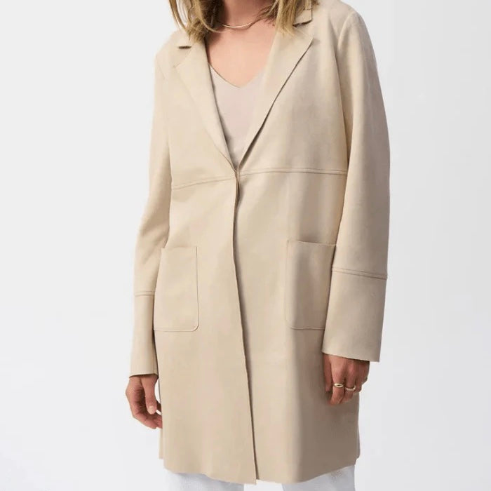 Joseph Ribkoff Women’s Scuba Suede Straight Jacket