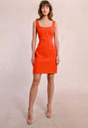 Molly Bracken Coral Back Cut Out Dress