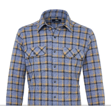 American Heritage Indigo Plaid Stretch Jacket