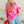 Southern Grace Heart Cherries On Pink Crew