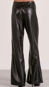 Elan Black Leather Pants