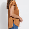 Lyssé Miri Cap Sleeve Top - Bronze