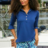 AnaClare Mira Navy Top
