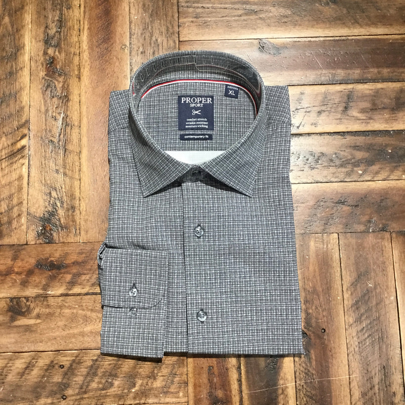 long sleeve black dress shirts SmartFit Dress Shirt - Black | Mens Dress Shirts main image 1