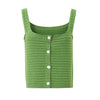 FRNCH Green Celuta Knit Top