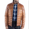 Scully Cognac Leather Puffer Jacket