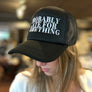 “Probably Late For Something” Trucker Hat