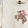 Sweet Claire Embroidered Horses Tee