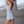 Hidden light blue denim halter dress
