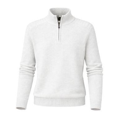 F/X Fusion Trend White Ribbed Quarter Zip
