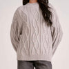 Elan Light Grey Knit Sweater