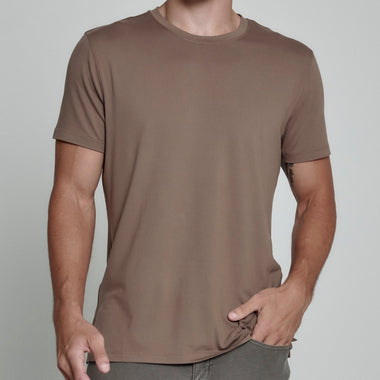 7D Core Crew Neck T-Shirt - Caribou