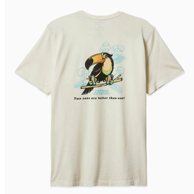 Toes on the Nose Natural Two Cans Tee