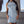 Hidden light blue denim halter dress