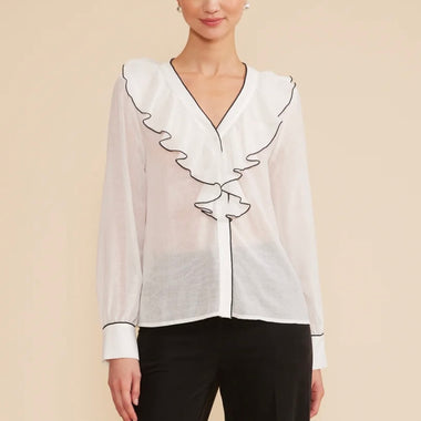 Lucy Paris Rita Ruffle Top