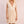 Molly Bracken cream pleated deep v dress