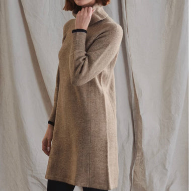 Hatley oatmeal melange sweater dress