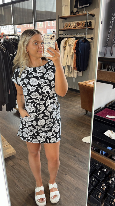 Hatley batik floral capri dress