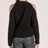 Elan Black Long Sleeve with Shoulder Cut Outs