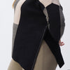 Joseph Ribkoff taupe/black jacquard knit