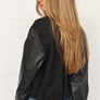 Habitual Faux Leather Bubble Bomber
