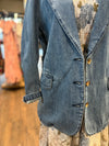 Frnch Nese Bleu Jean Blazer