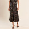Molly Bracken Floral Satin Skirt