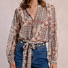 Molly Bracken butterfly see through blouse