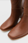 Stivali Tessa Knee High tan leather boot