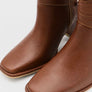 Stivali Tessa Knee High tan leather boot