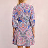 Molly Bracken printed v neck dress
