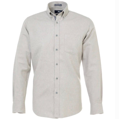 American Heritage Grey Flannel Button Up