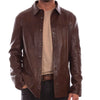 Scully Chocolate Brown Leather Jacket