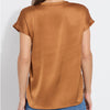 Lyssé Miri Cap Sleeve Top - Bronze