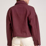 Elan Plum Oversized Jacket