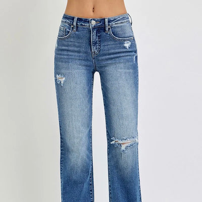 Risen Tummy Control High Rise Straight Leg