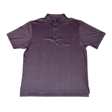 F/X Fusion Dot/Square Print Polo - Rose