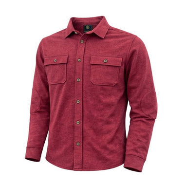 F/X Fusion Red Fleece Button Down Jacket