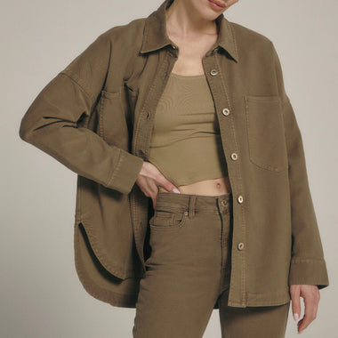 7D generation stone oversized shirt