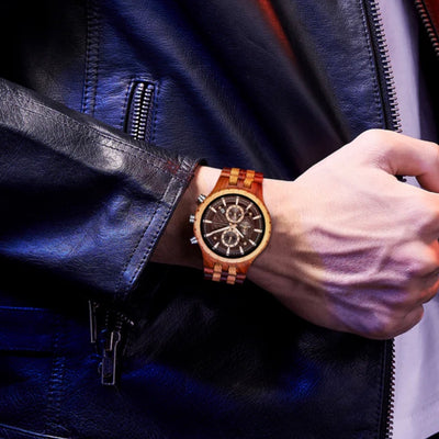 Wooden Element Premium Afrobeats Watch