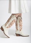 Stivali Dramen Ivory leather Cowboy Boot