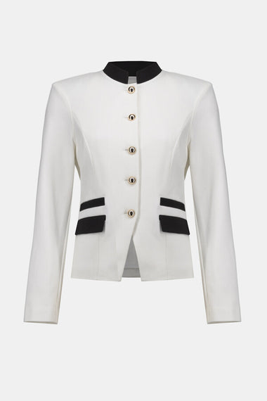 Joseph Ribkoff White & Black Jacket