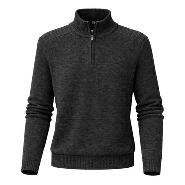 F/X Fusion Trend Charcoal Ribbed Quarter Zip