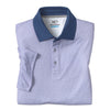 Johnston & Murphy XC4 purple/navy print polo