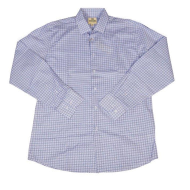 Trend L/S Purple Geo Print