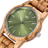 Wooden Element Time Bandit Green Watch