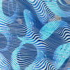 Trend S/S Aqua/Blue Waves print