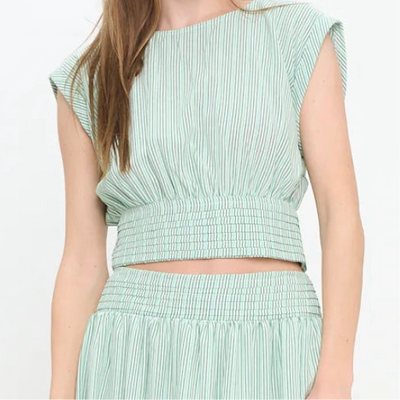 Santorini Mint Melody Top