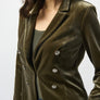 Joseph Ribkoff Olive Velvet Blazer