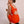 Molly Bracken Coral Back Cut Out Dress